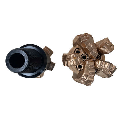 Yüksek Kalite 6.5 inç 165mm Çift Satır Kesicisi PDC 5 bıçaklı sondaj parçası